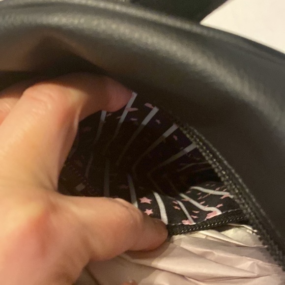 Betsey Johnson black backpack purse - Picture 10 of 10